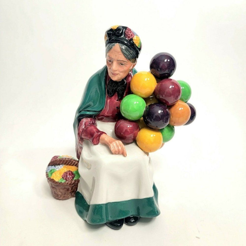 Vintage ROYAL DOULTON HN1315‎ The Old Balloon Seller 7.5" VG